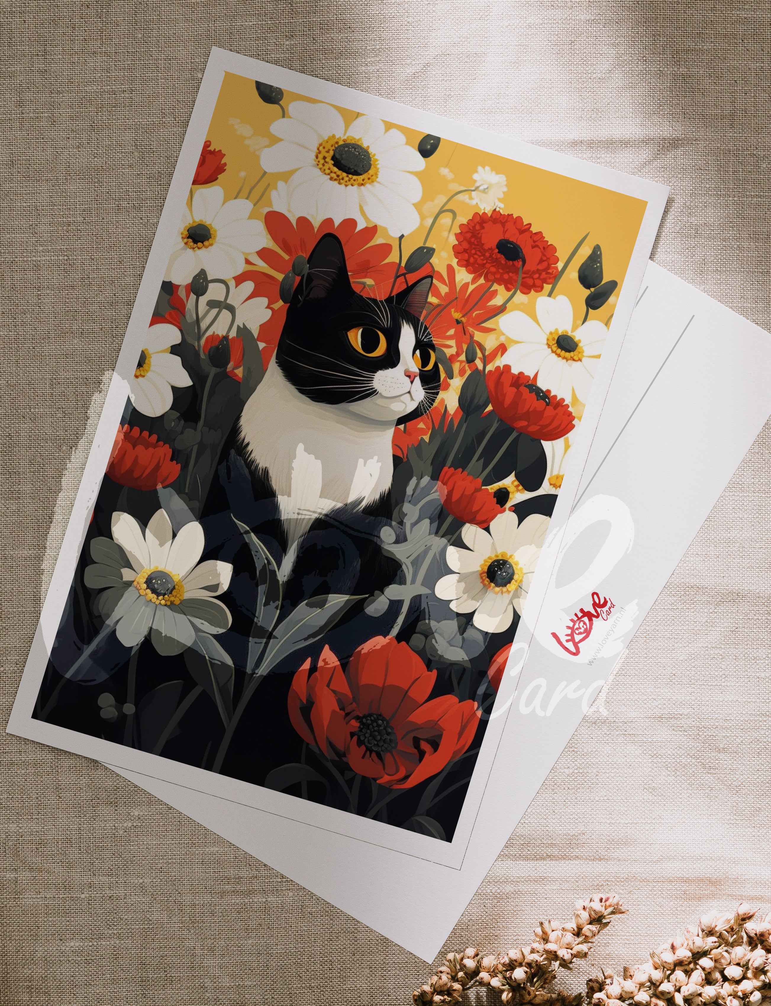 Postcard Art cats club_20