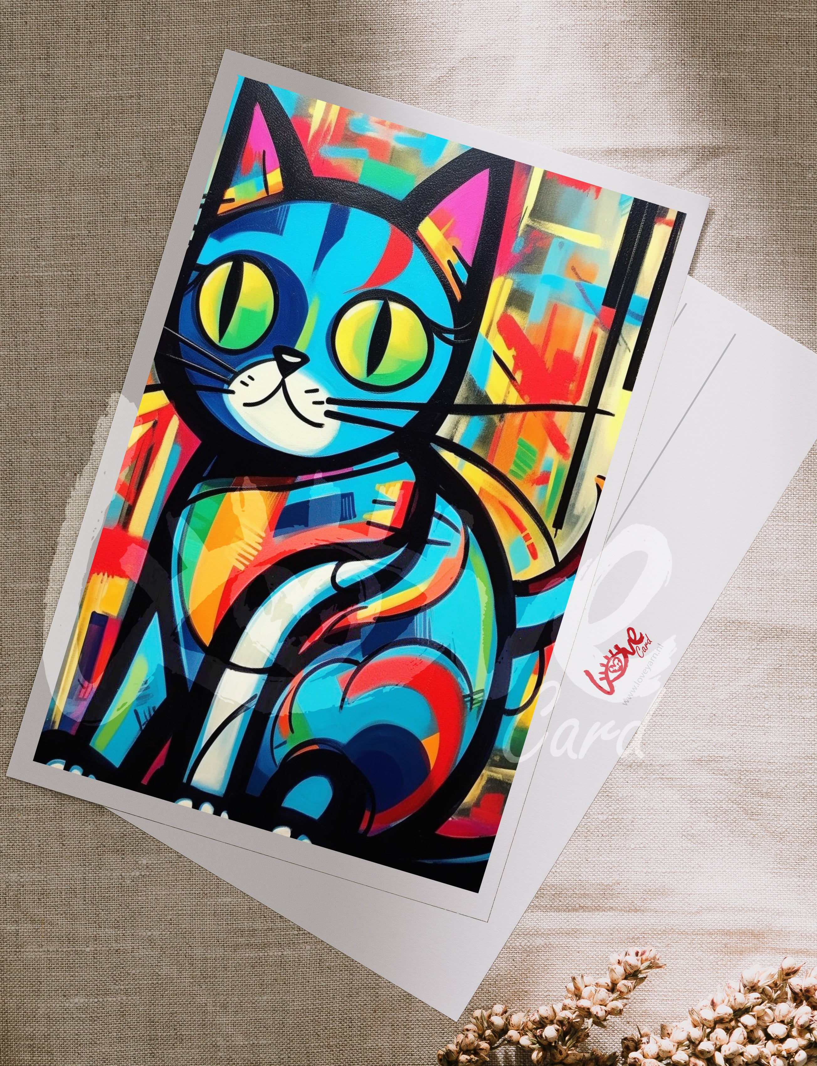 Postcard Art cats club_05