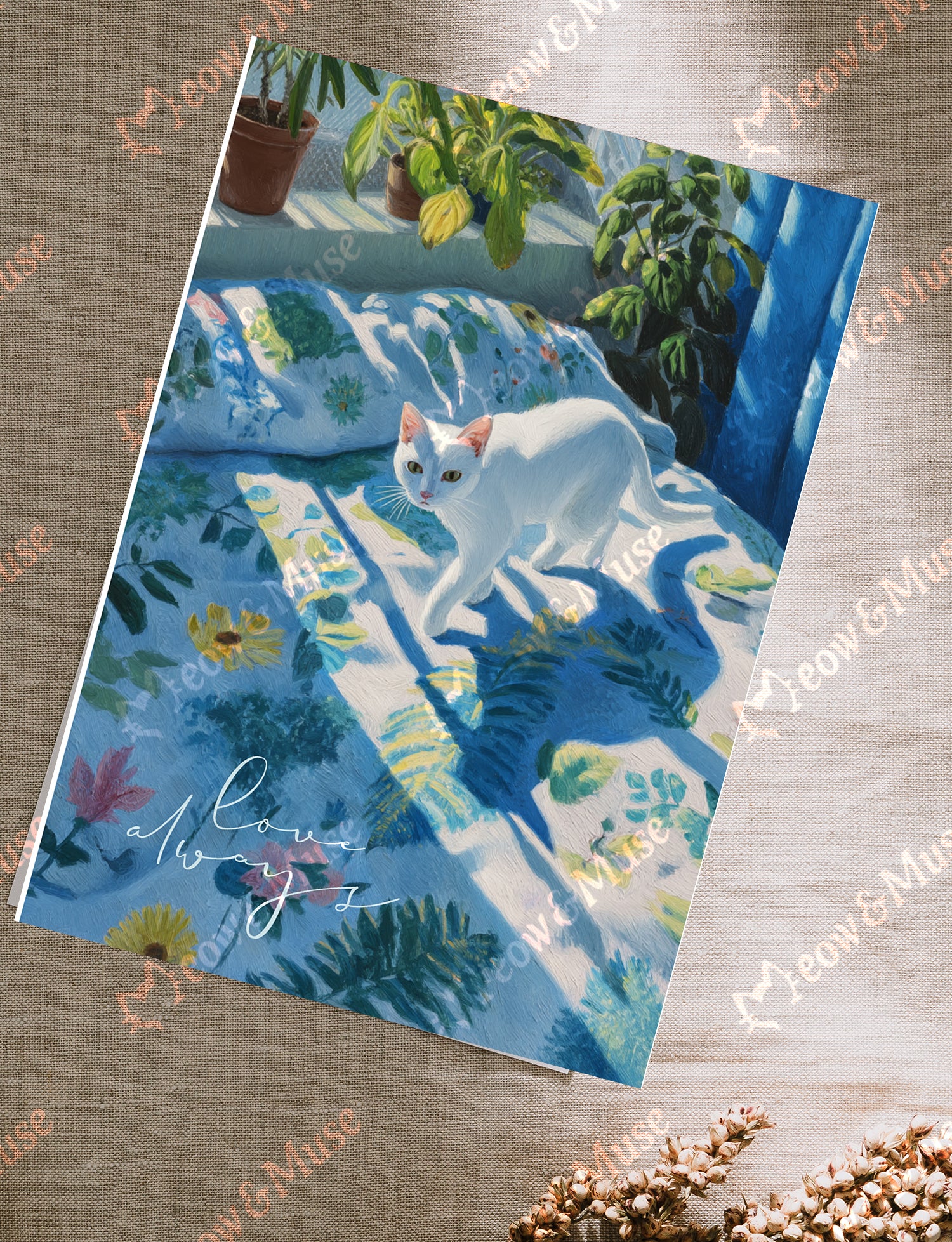 Postcard 'Love always'