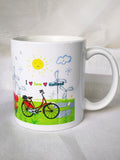 Living in the Netherlands series mug "I love Holland"