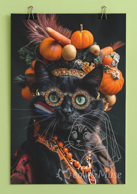 Original design cat poster