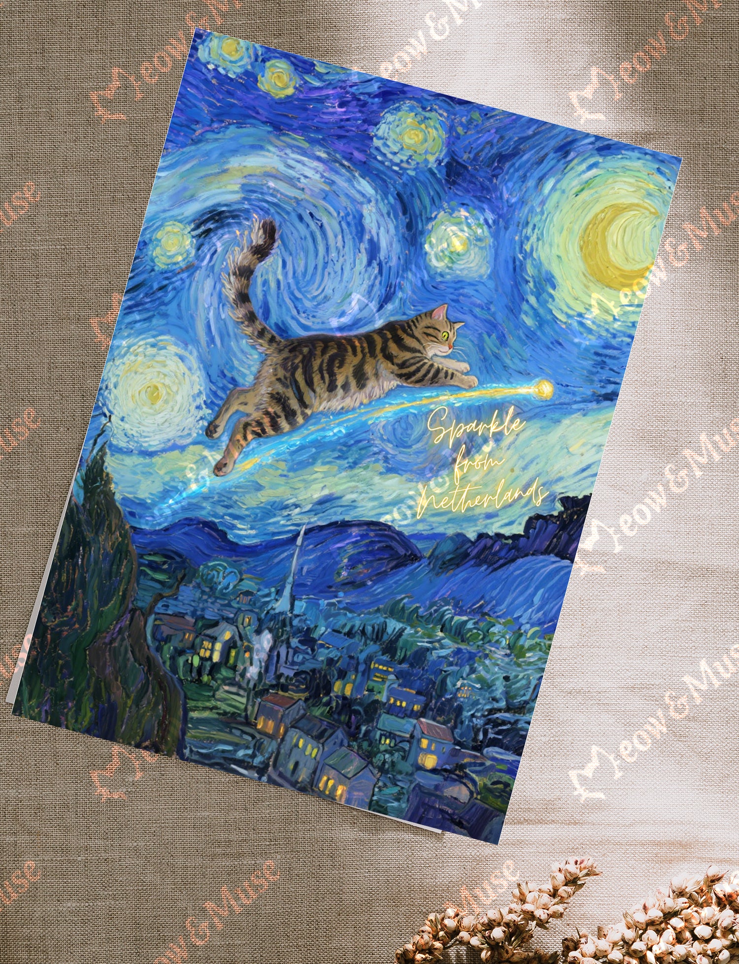 Postcard 'Greeting from NL sparkle'