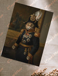 Postcard 'Awesome General Meow'