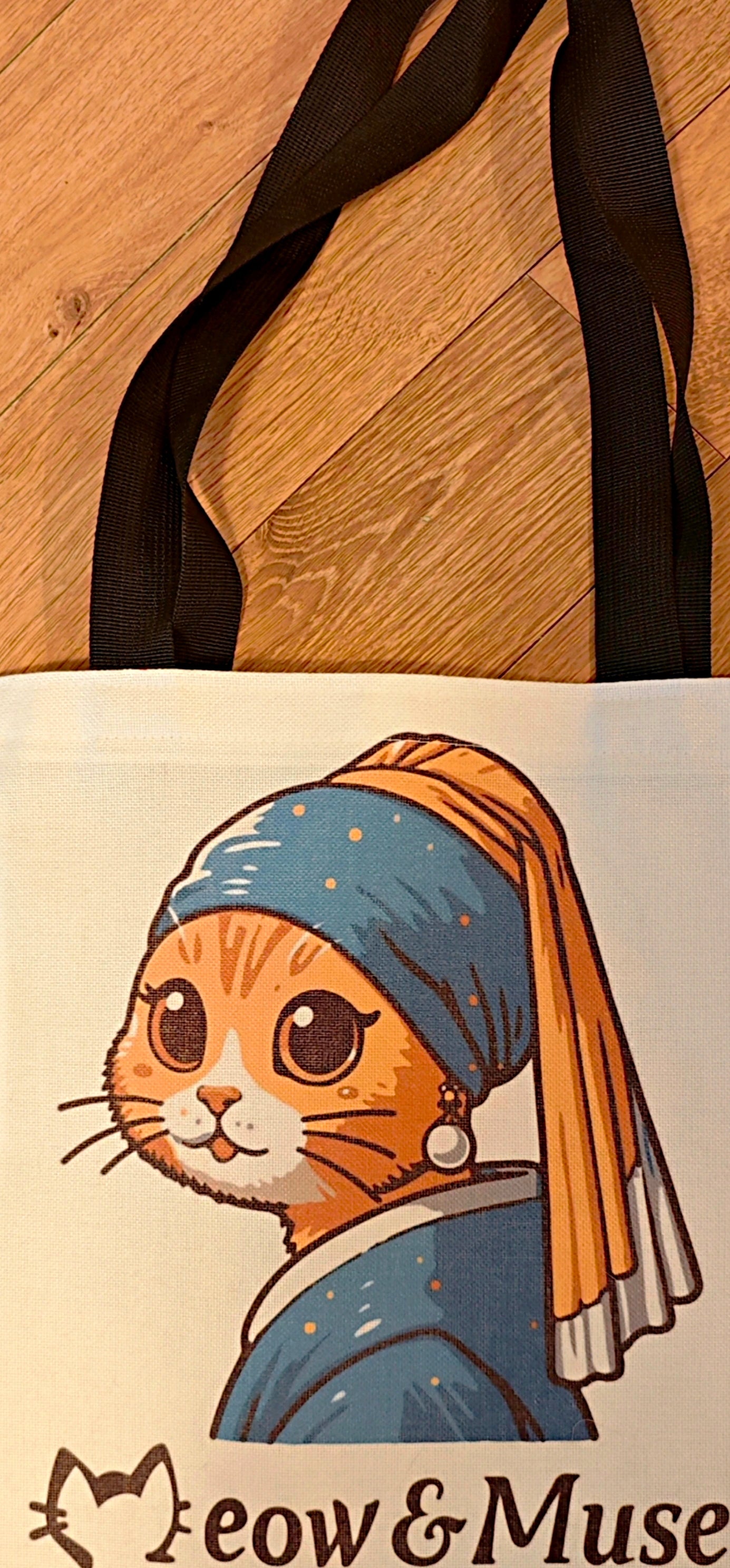 Tote bag 'Meow & Muse'