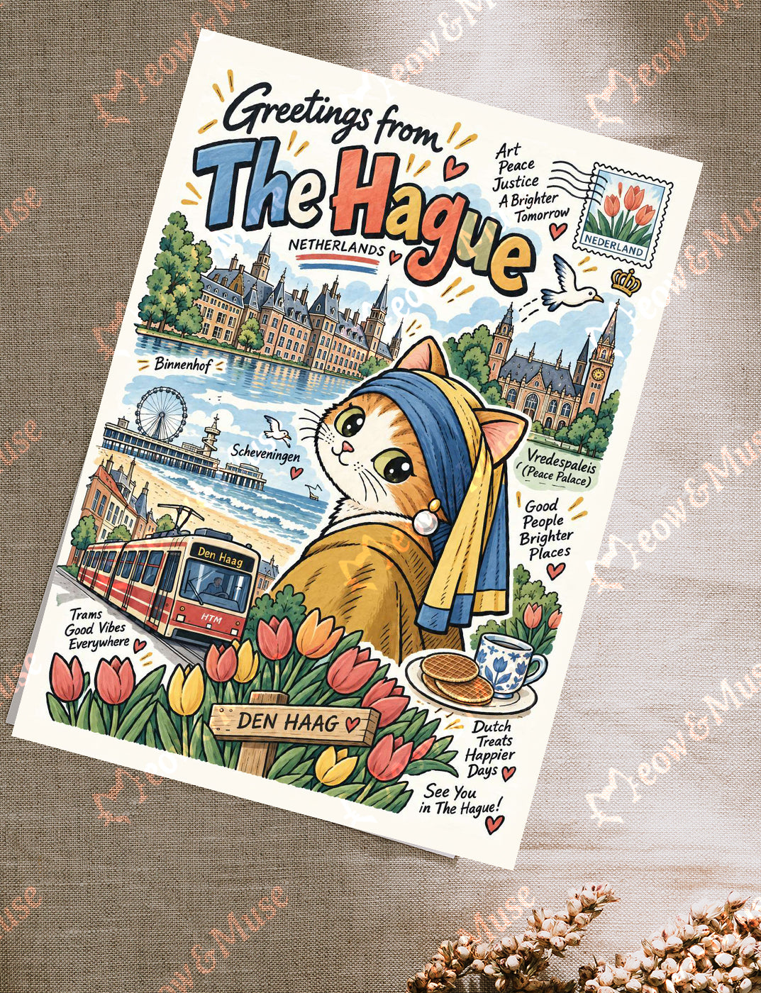 Postcard 'Hague-Royal City by the Sea'