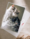 Postcard 'Just need my cat'