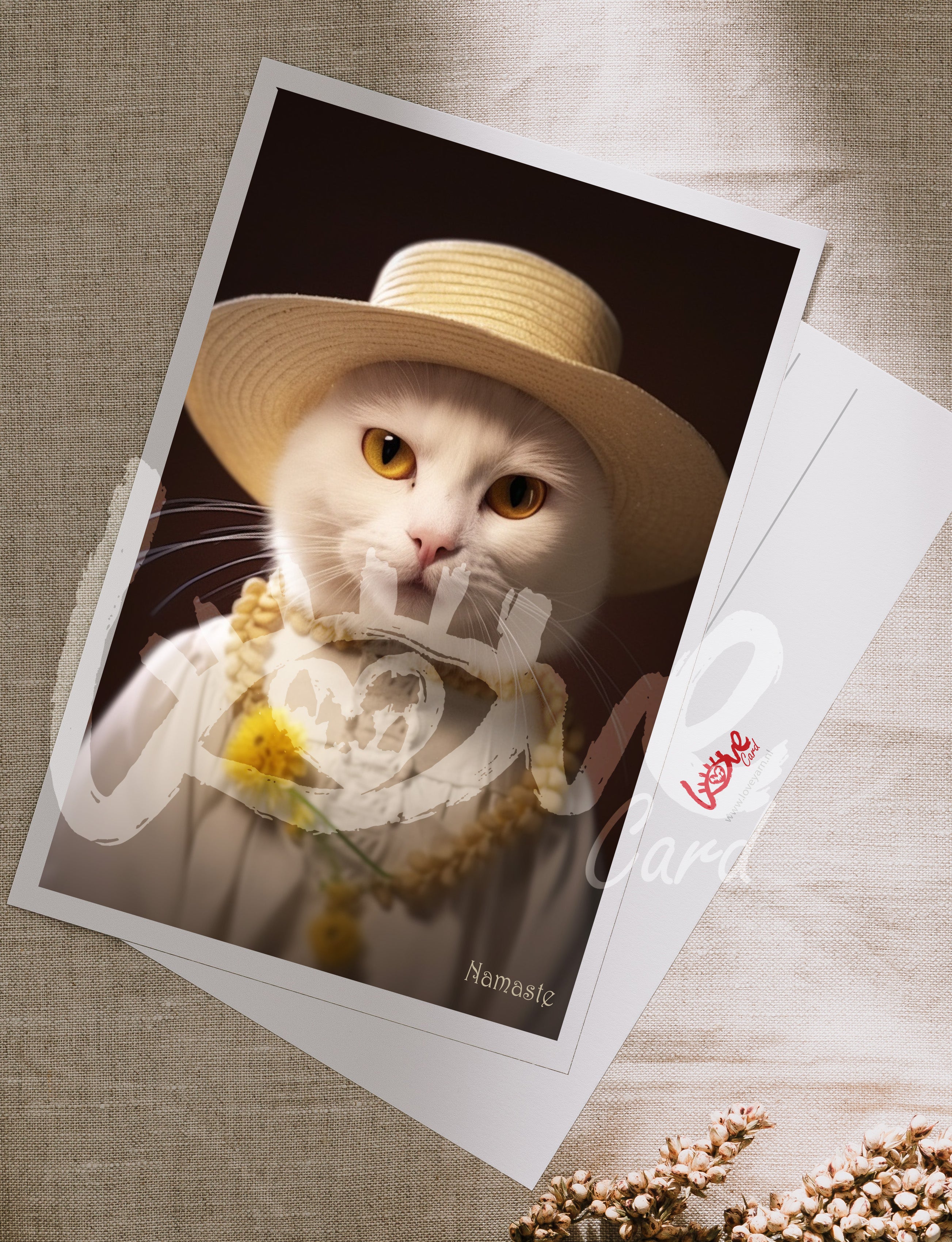Postcard 'Namaste'