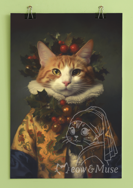Original design cat poster