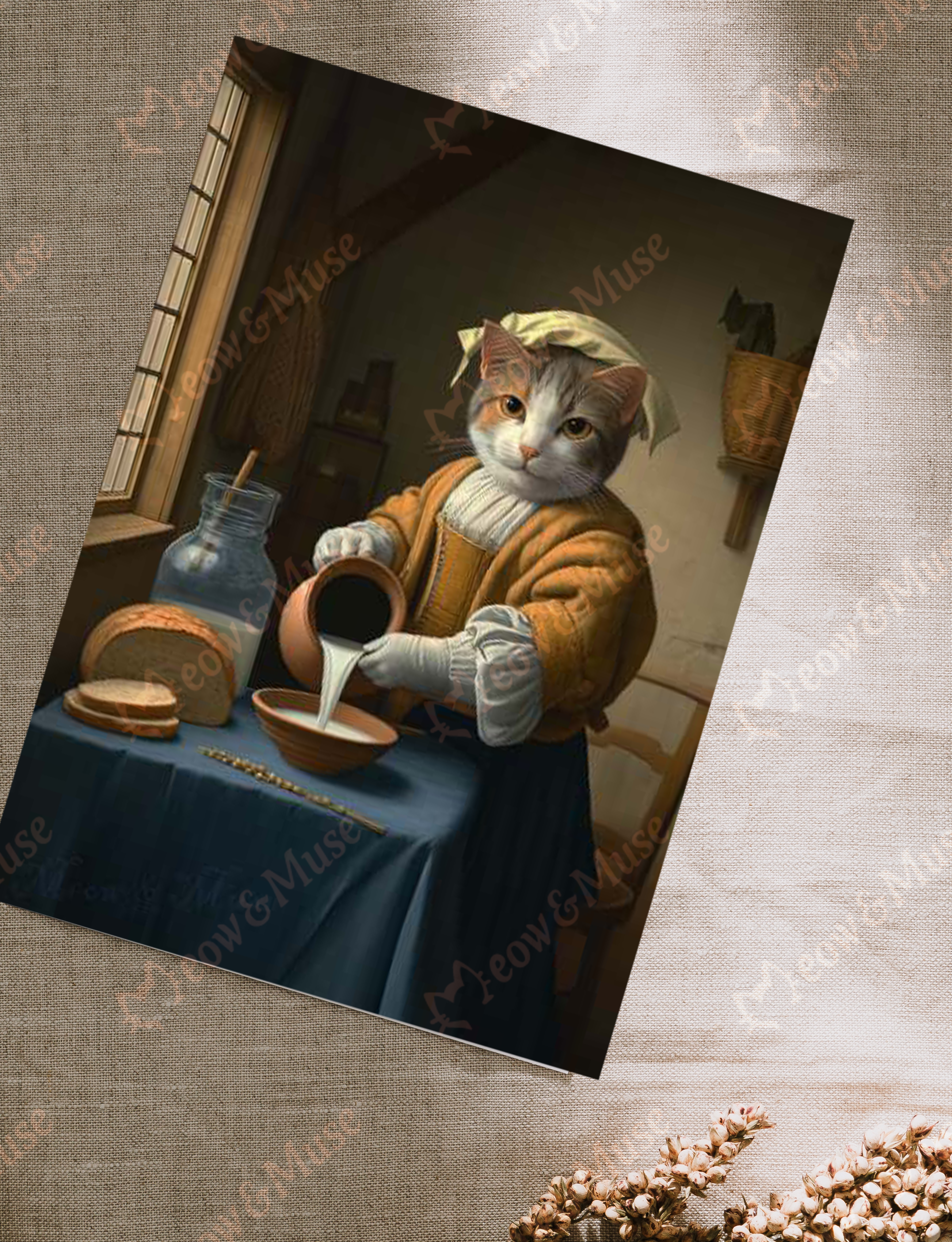 Postcard 'Milkcat'