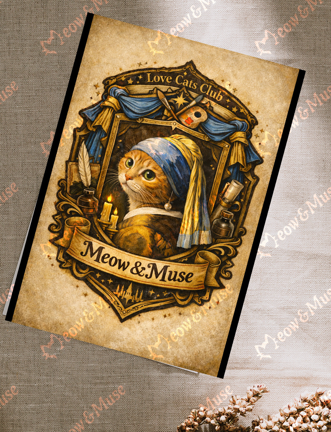 Postcard 'Love Cats Club'