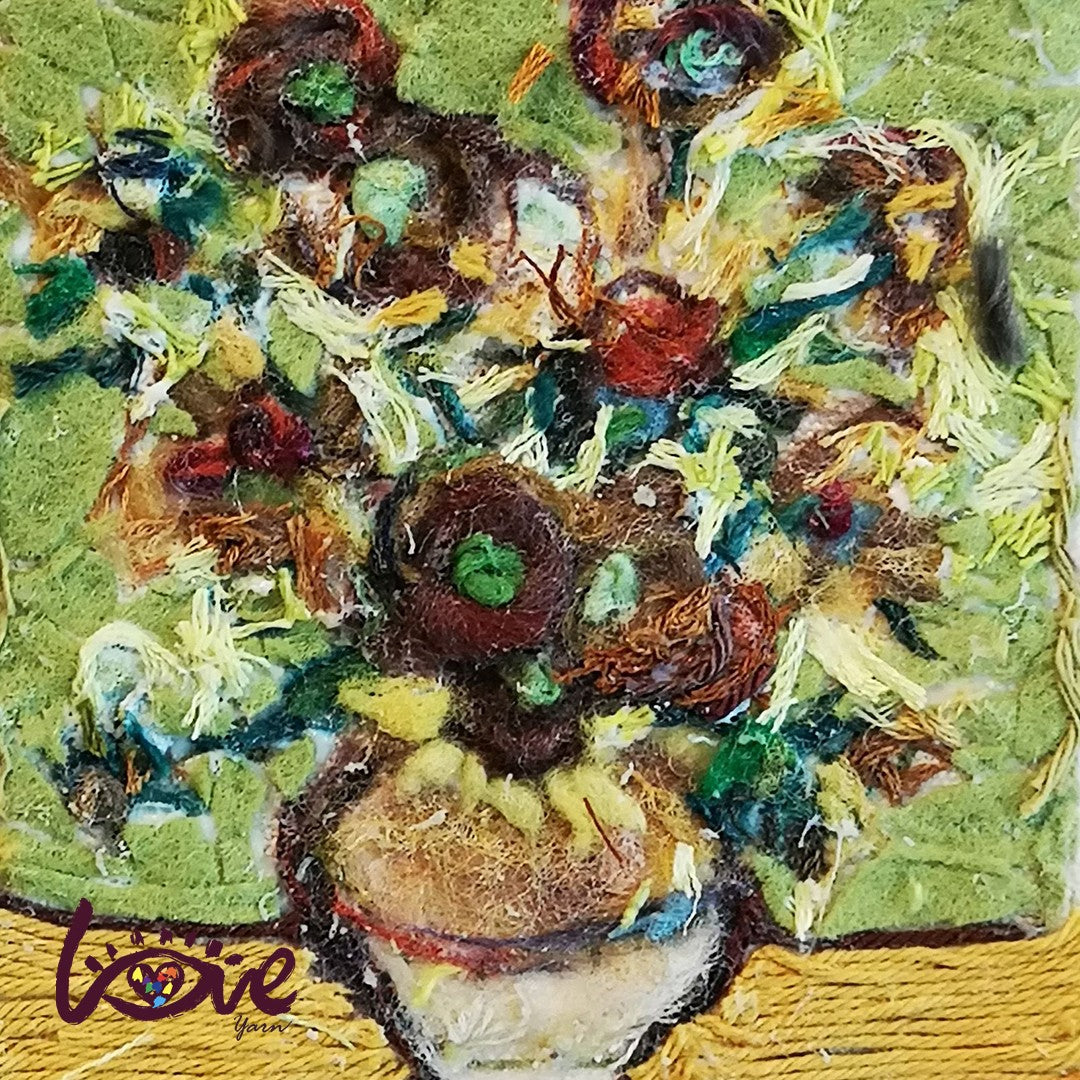 Sunflowers in the vase