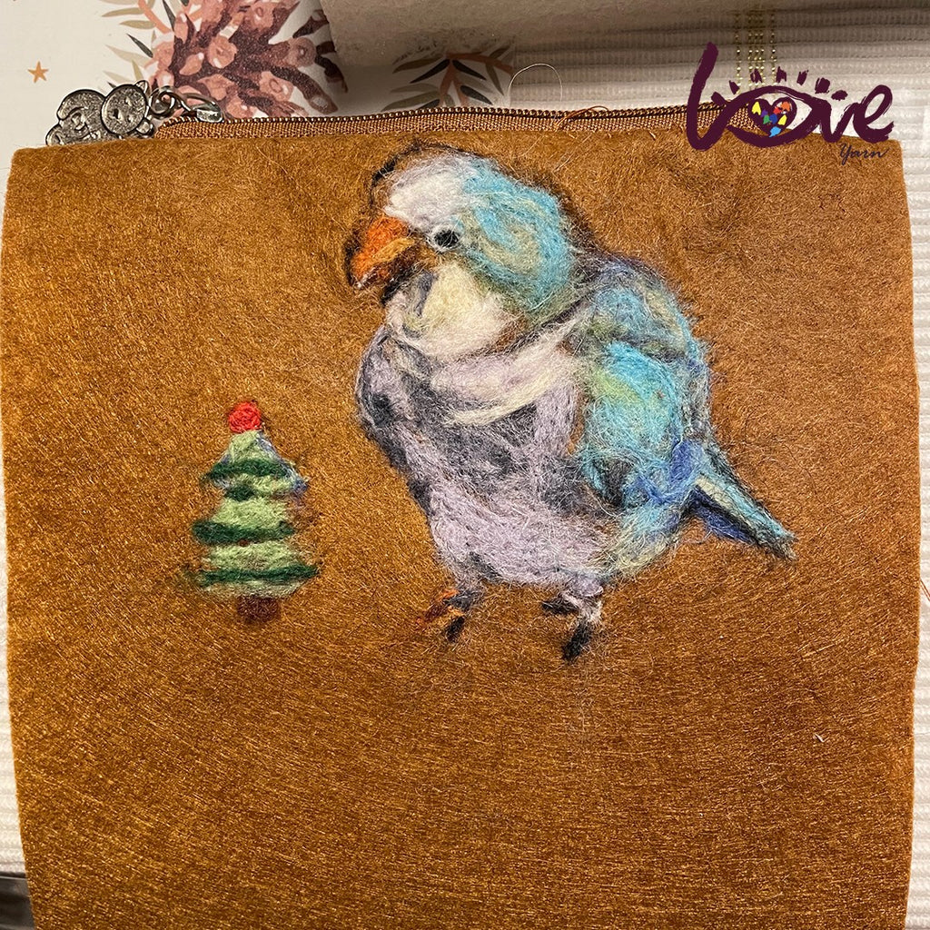 Parrot zipper pouch.