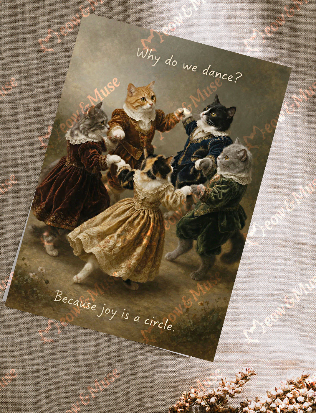 Postcard ' Joy Is a Circle'
