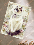 Postcard 'Elegant bow cat'