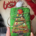 Felt soap 'X'mas tree'