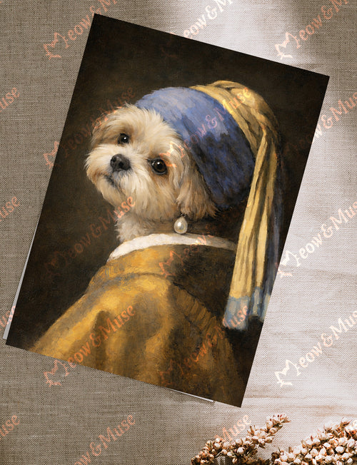 Postcard 'The Pearl Maltese'