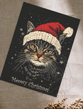 Postcard 'Meowy Christmas'