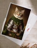 Postcard 'Brave warrior'