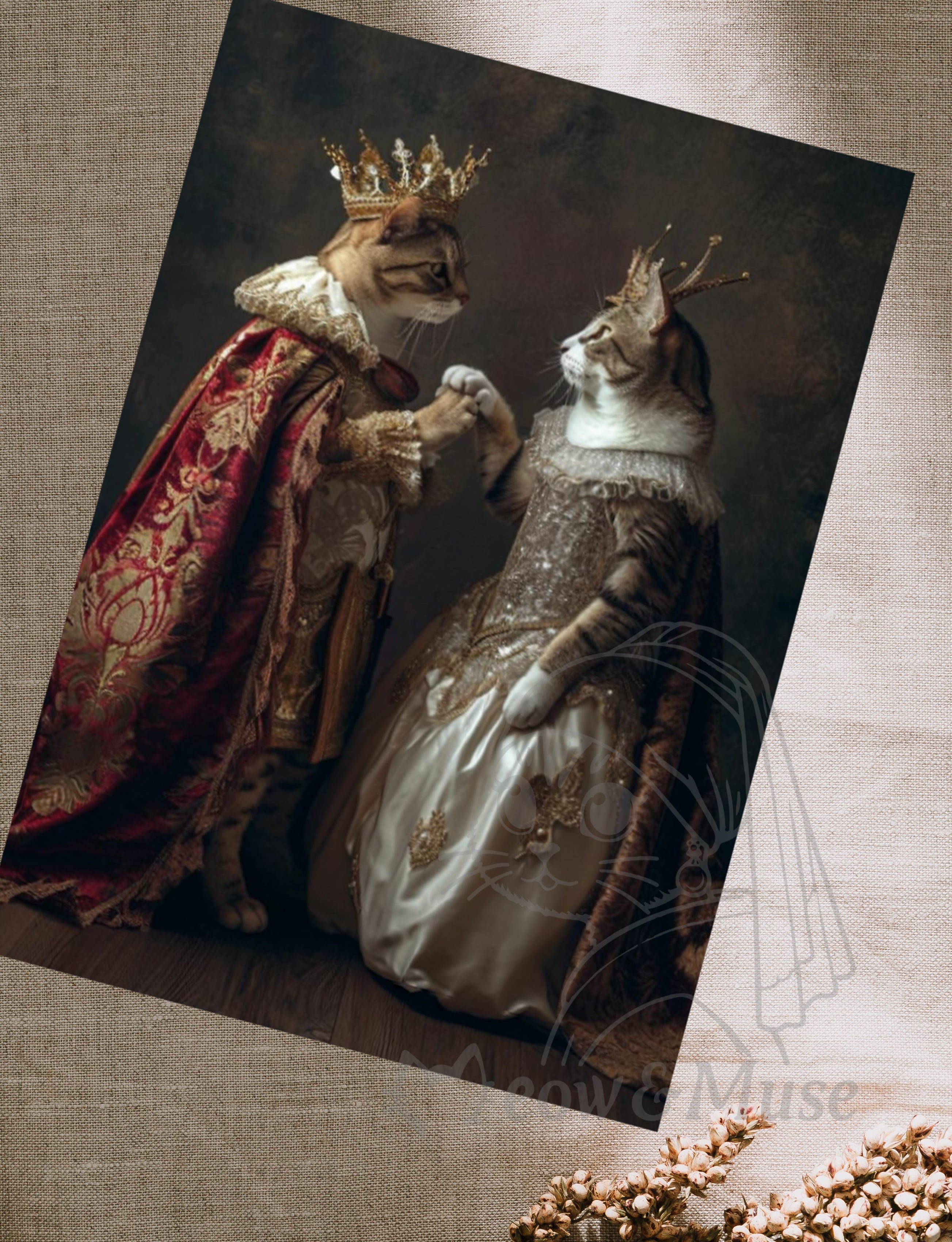 Postcard 'Royal cats'