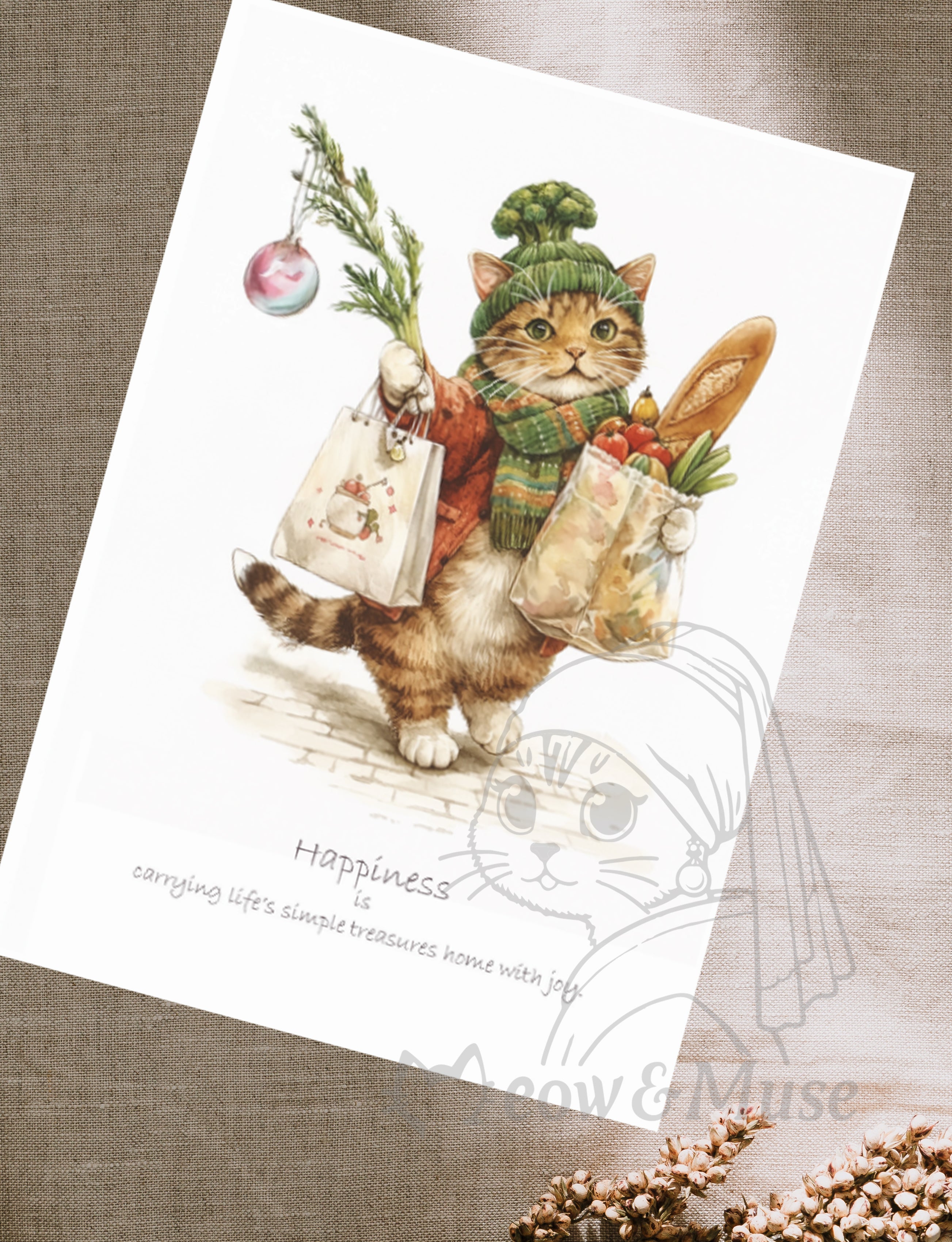 Postcard 'Green life'