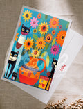 Postcard Art cats club_04