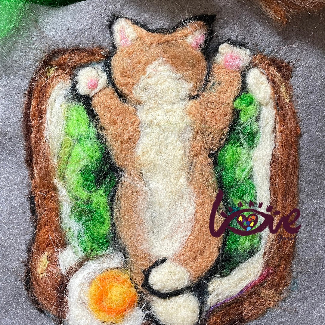 Hamburger cat