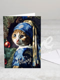 Greeting card 'Happy holidays' with envelope