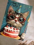 Postcard 'Birtherday cat'