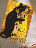 Postcard 'Klimt cat'