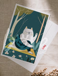 Postcard Art cats club_12