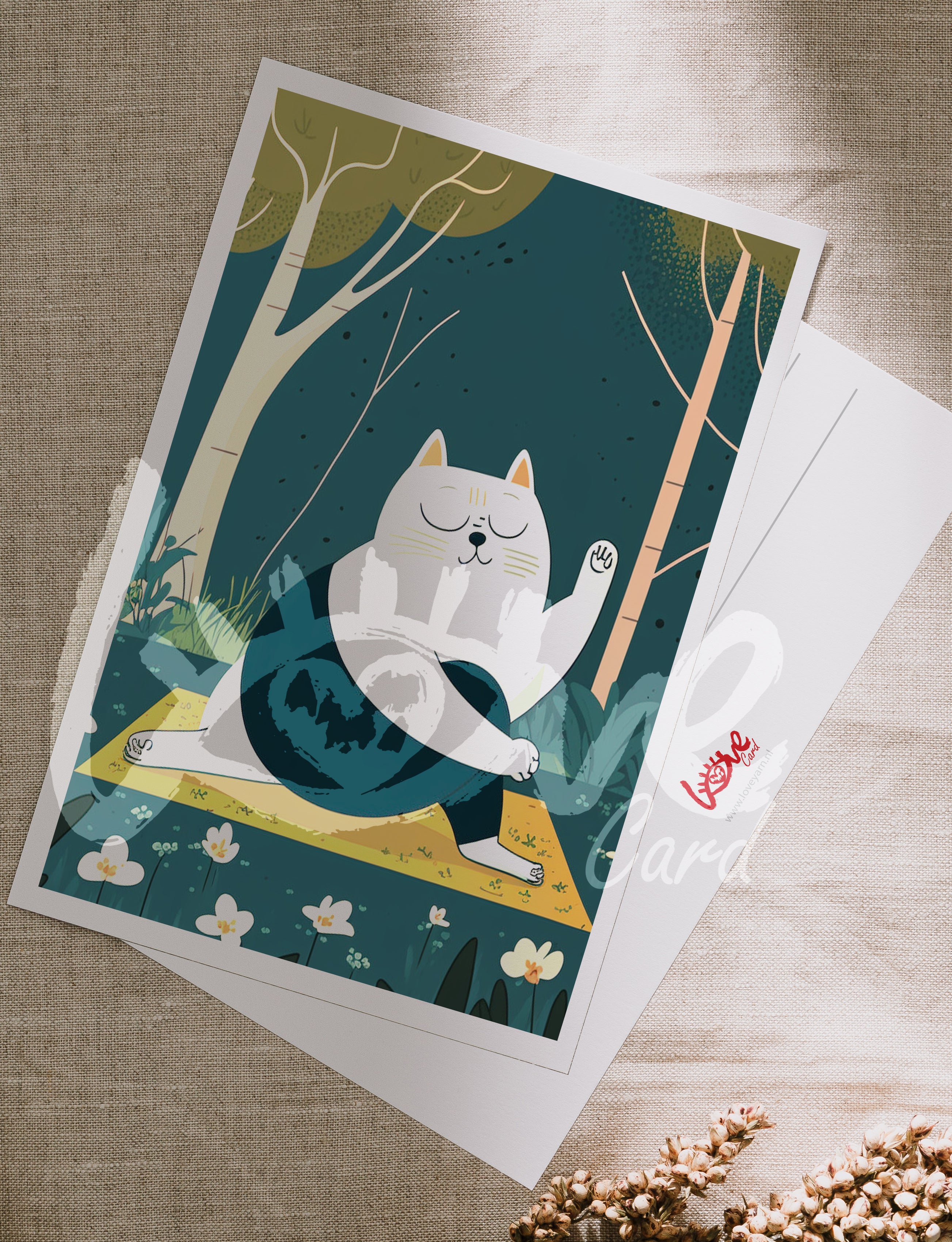Postcard Art cats club_12