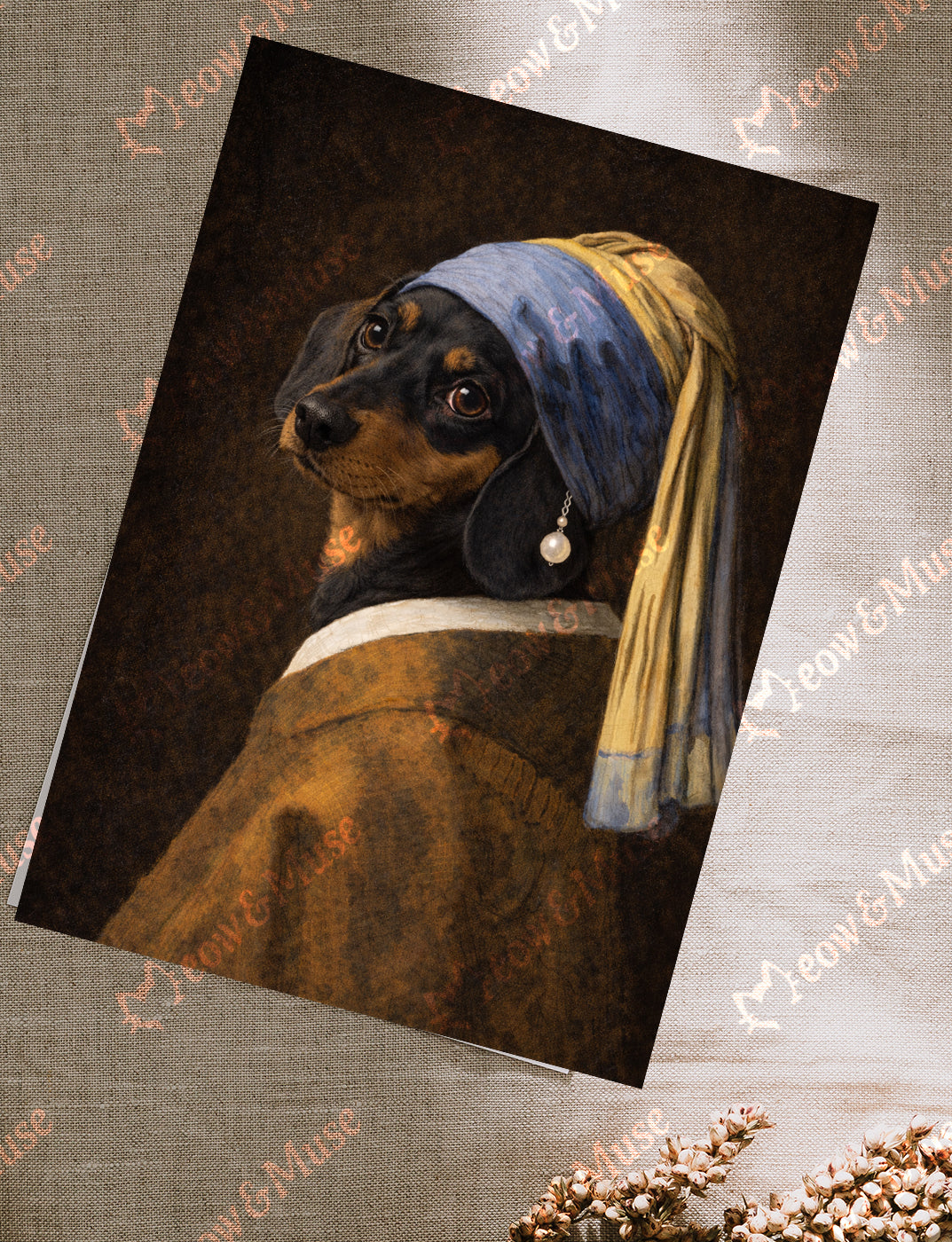 Postcard 'The Gentle Dachshund'