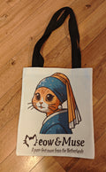 Tote bag 'Meow & Muse'