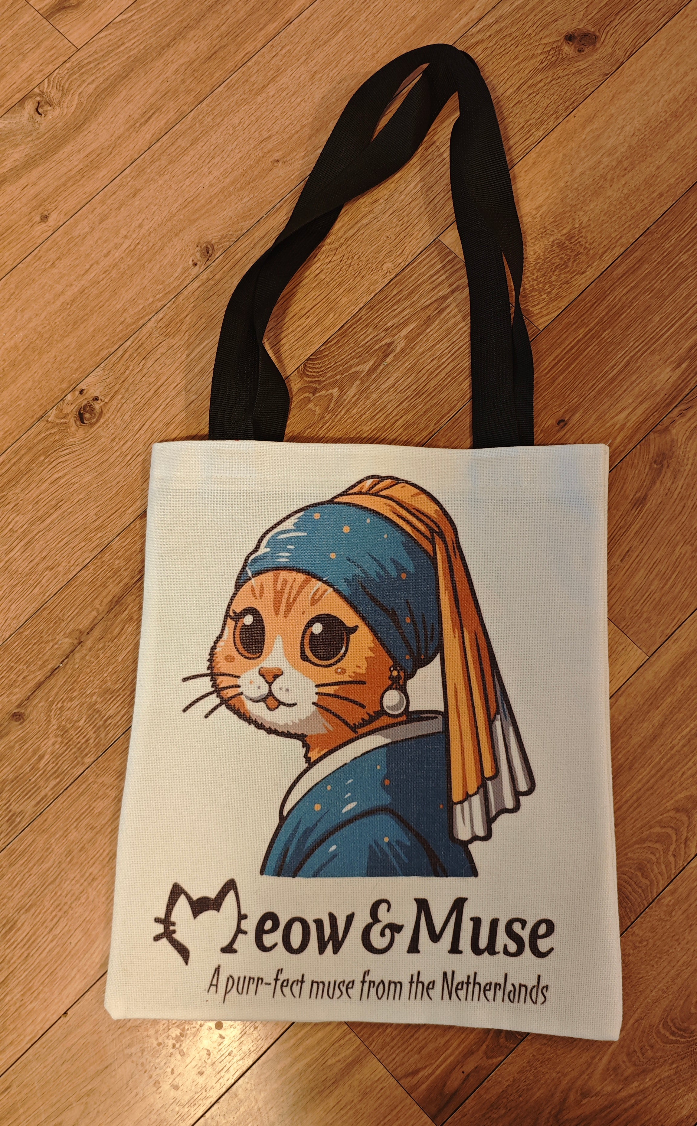 Tote bag 'Meow & Muse'