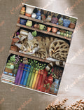 Postcard 'The Library Cat’s Dream'