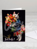 Greeting card 'Veel liefs tulips' with envelope