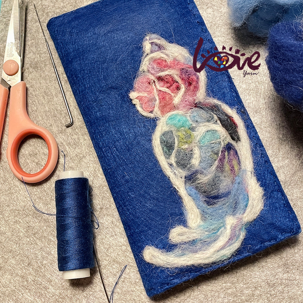 Colourful dream cat
