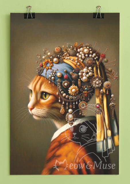 Original design cat poster