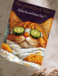 Postcard 'Purr-fect life'
