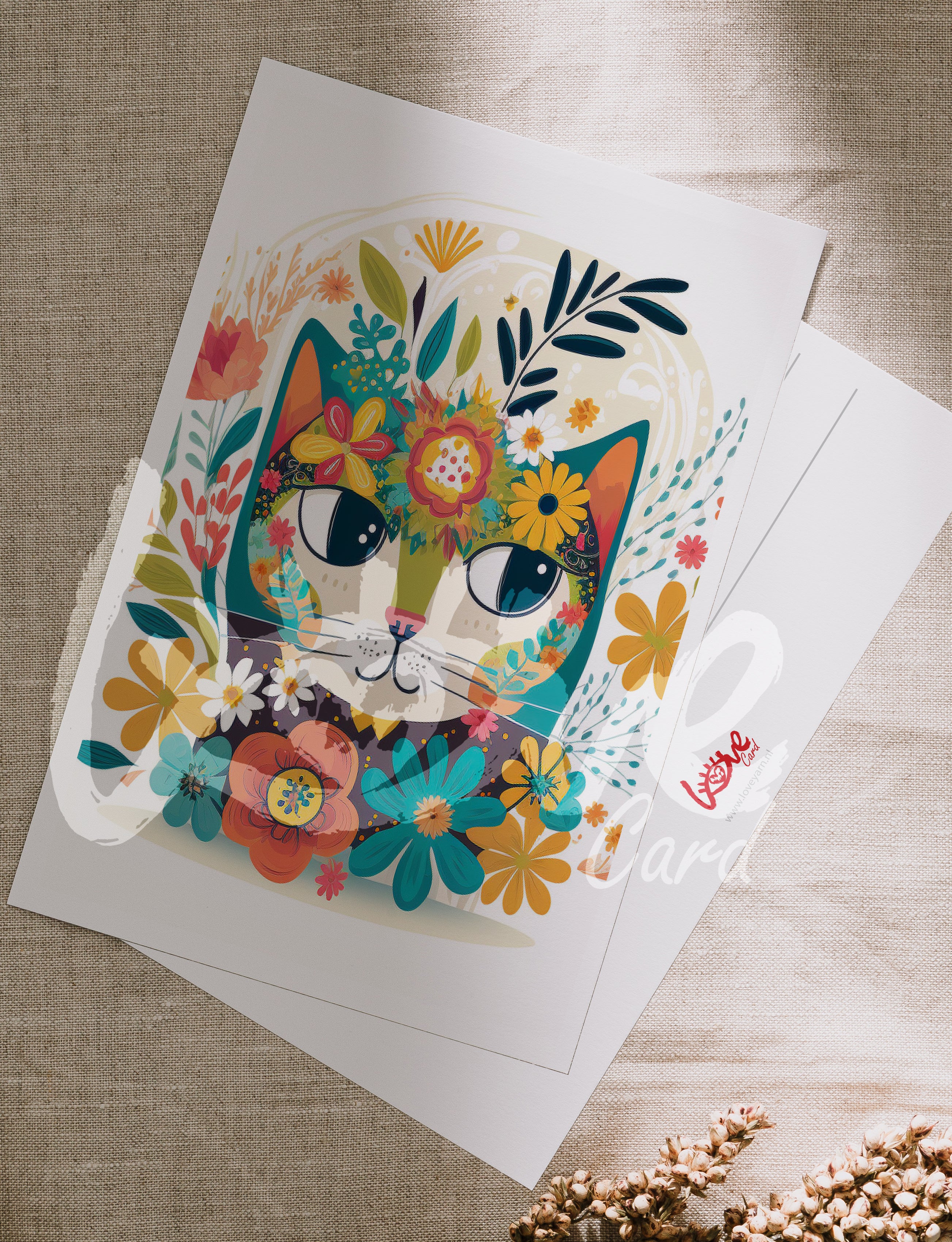 Postcard Art cats club_15