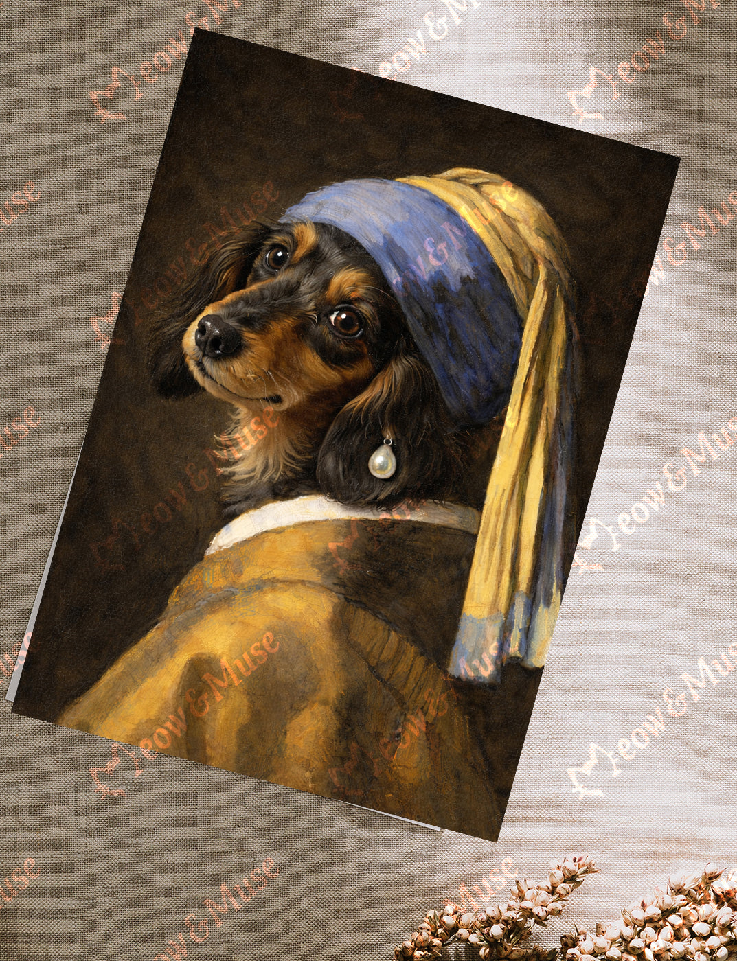Postcard 'The Noble Dachshund'