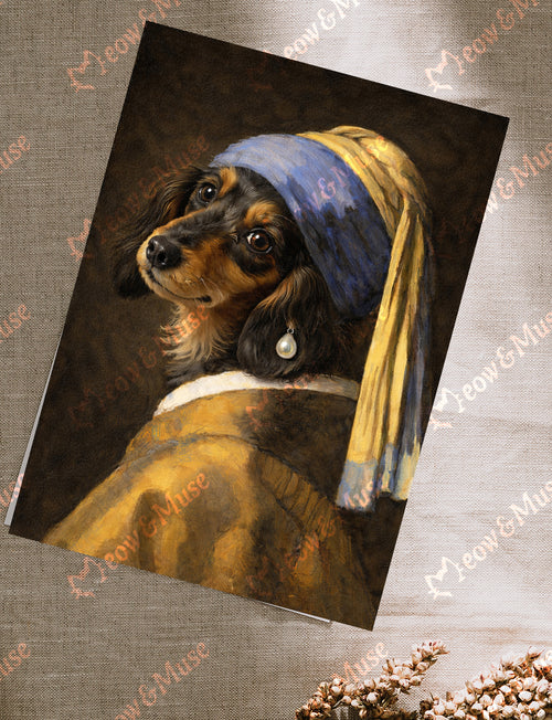 Postcard 'The Noble Dachshund'