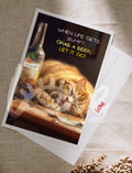 Postcard 'Let it go'