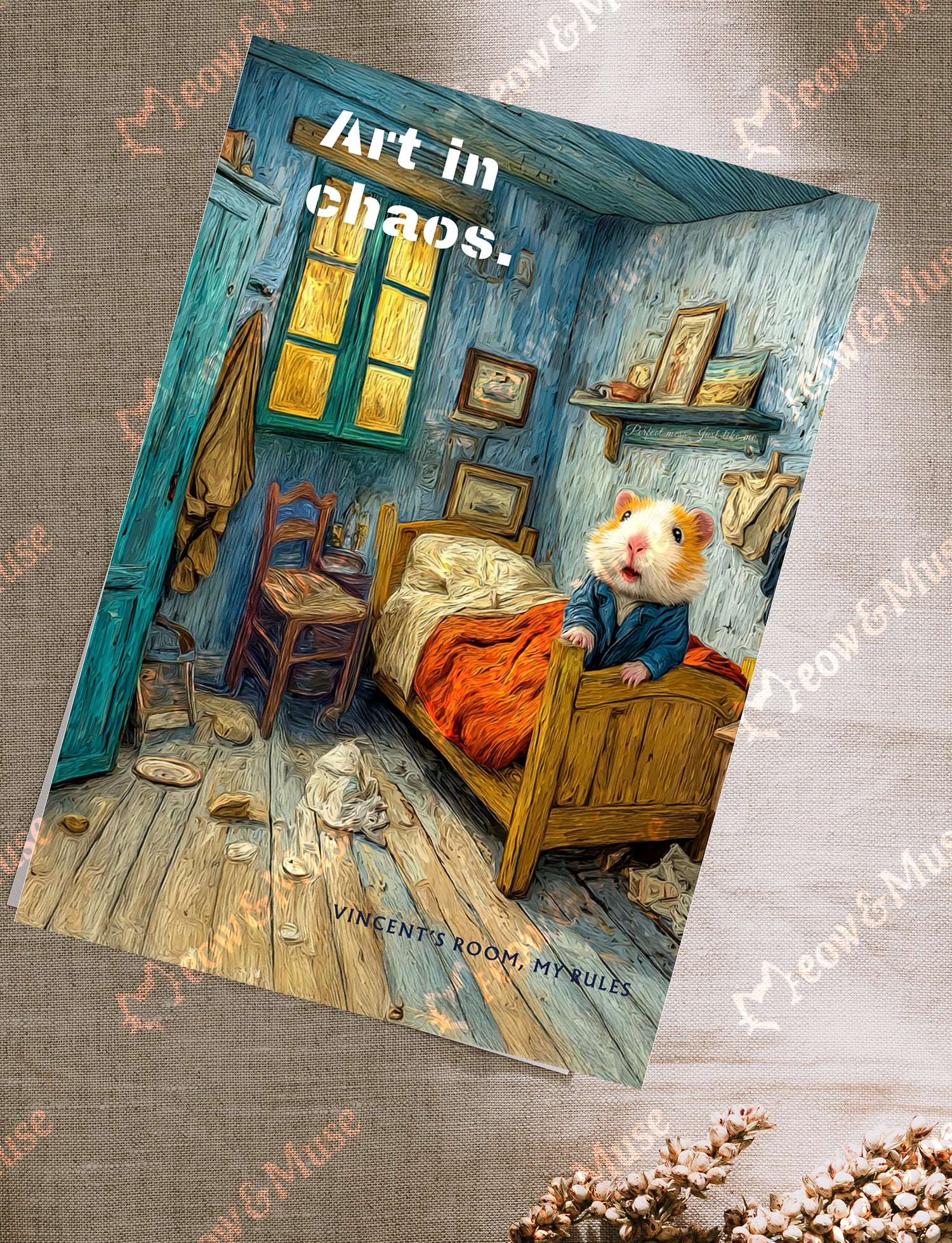 Postcard 'Art in chaos'