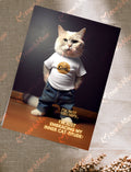Postcard 'I'm not grumpy'