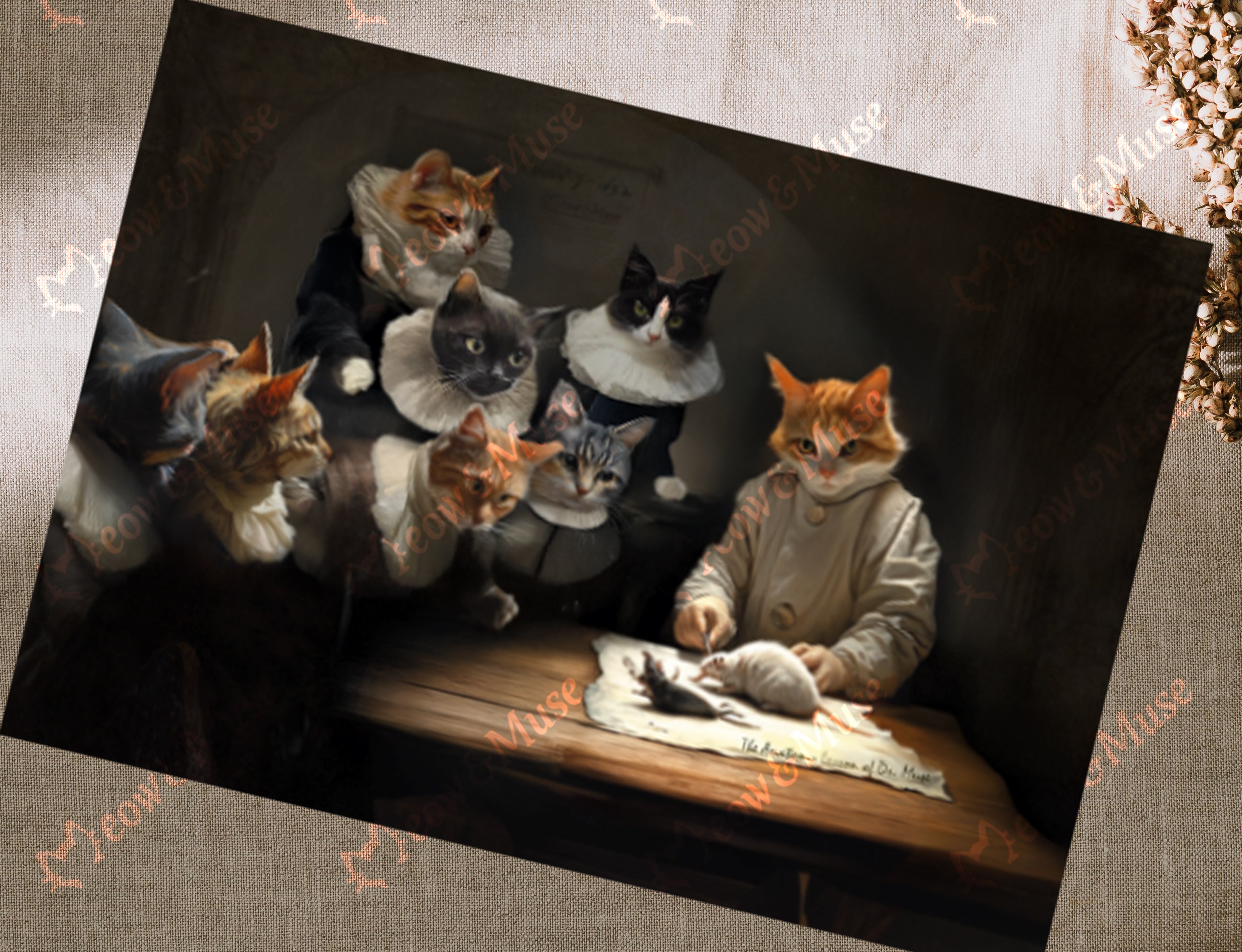 Postcard 'Lesson of Dr. Muse'