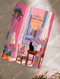 Postcard 'Wow a new chapter'