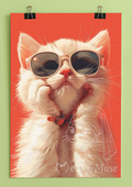 Original design cat poster