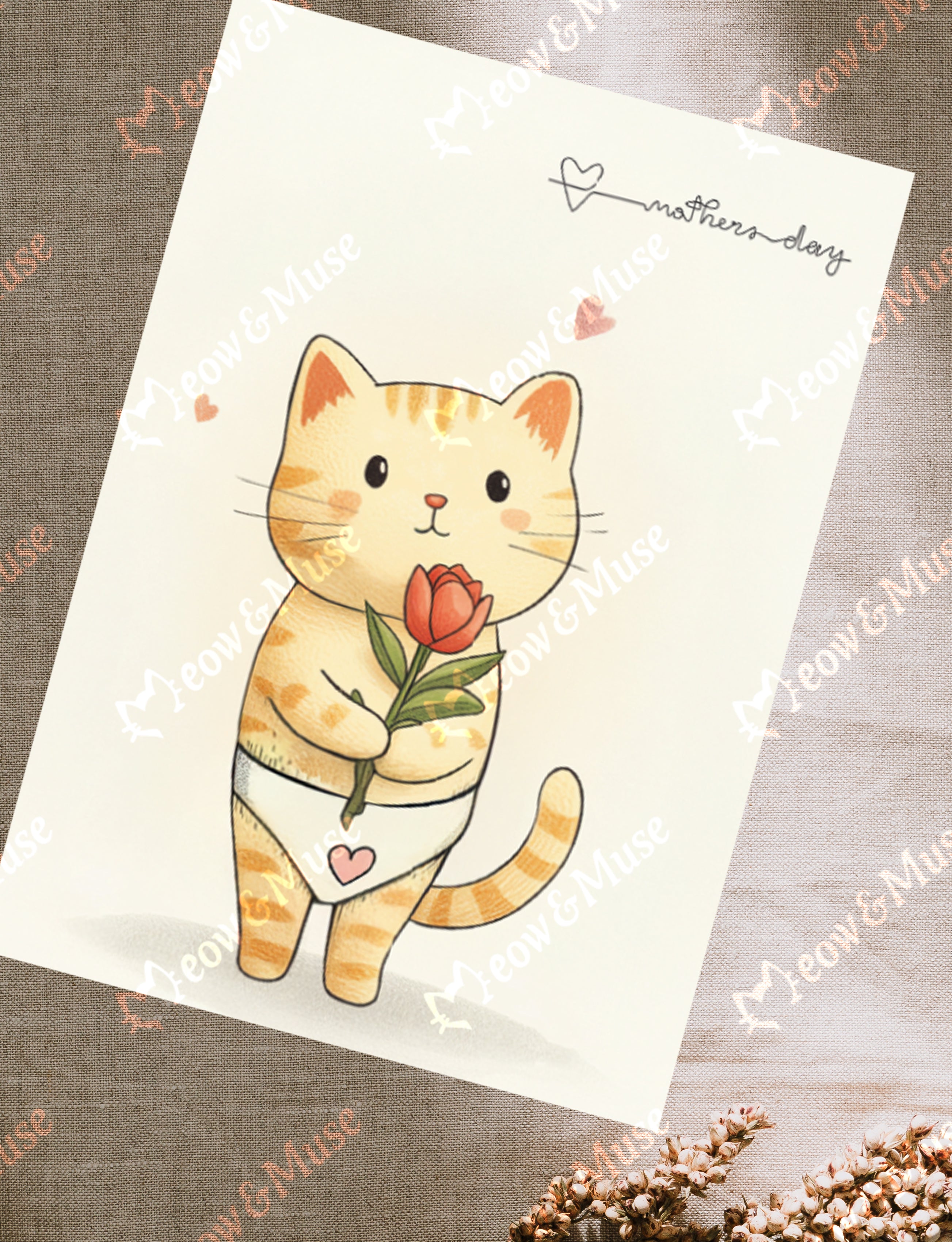 Postcard 'The mother's day'