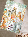 Postcard 'Happy cake day'